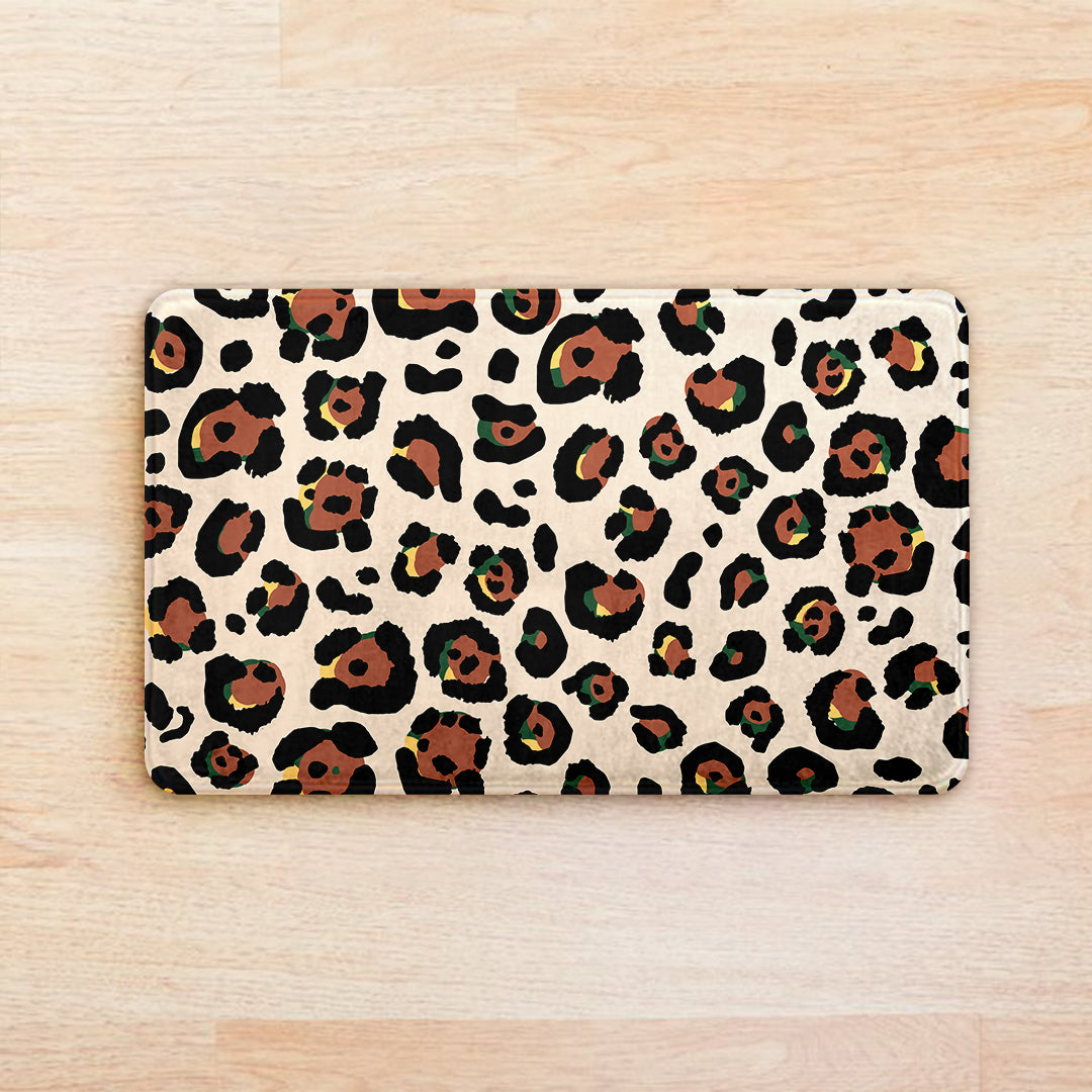 SuperSoft Leopard Pattern Door Mat