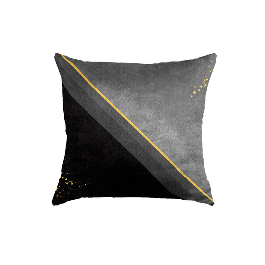 SuperSoft Shades of Grey Line Throw Pillow