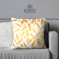 Thumbnail for SuperSoft Modern White & Gold Abstract