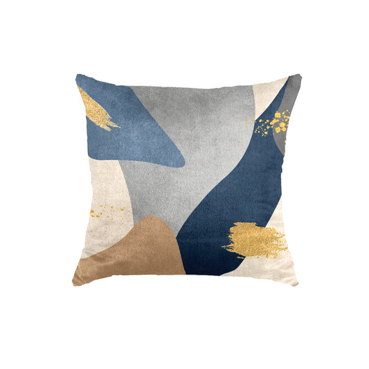 SuperSoft Navy Beige Abstract