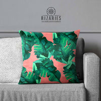 Thumbnail for SuperSoft Pink Tropical Banana Leaves