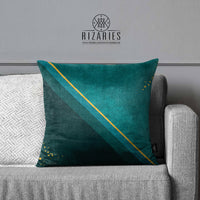 Thumbnail for SuperSoft Sea Green Lines Throw Pillow