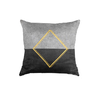 Thumbnail for SuperSoft Shades of Grey Diamond Throw Pillow