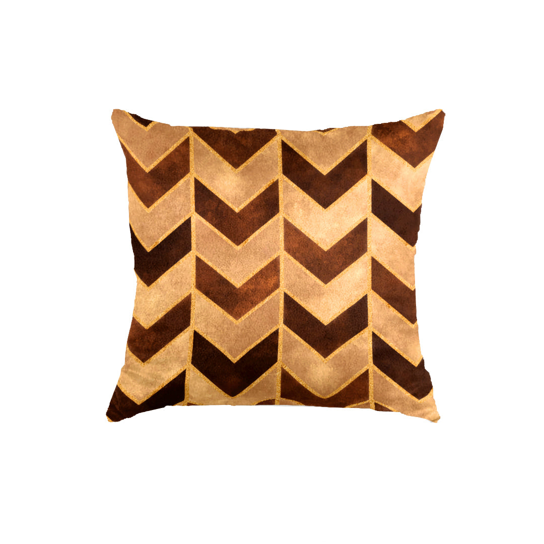 SuperSoft Copper Gold Arrow Throw Cushion