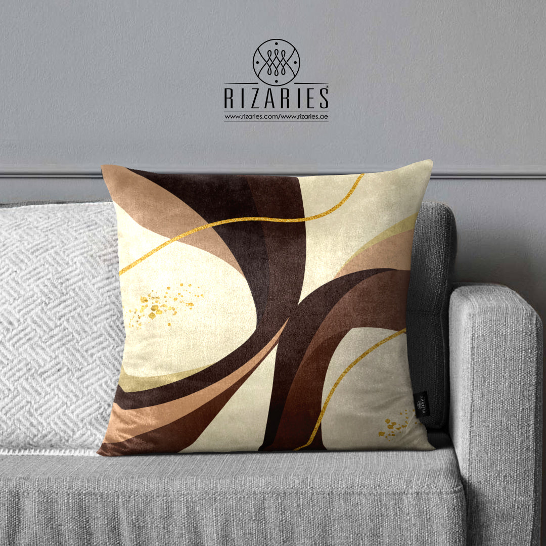 SuperSoft Coffee Cream Geometric