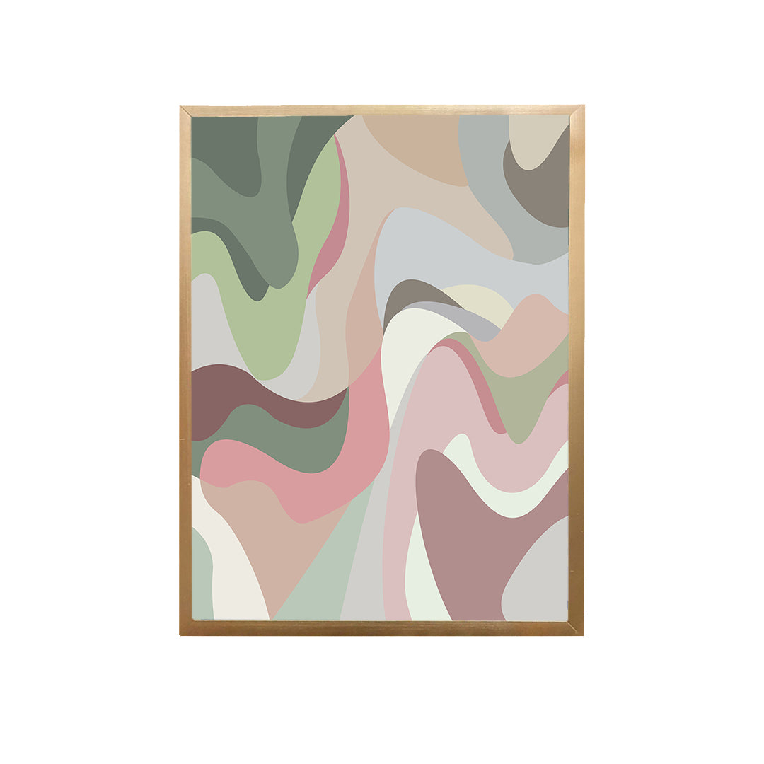 New Pink Mist Canvas Painting