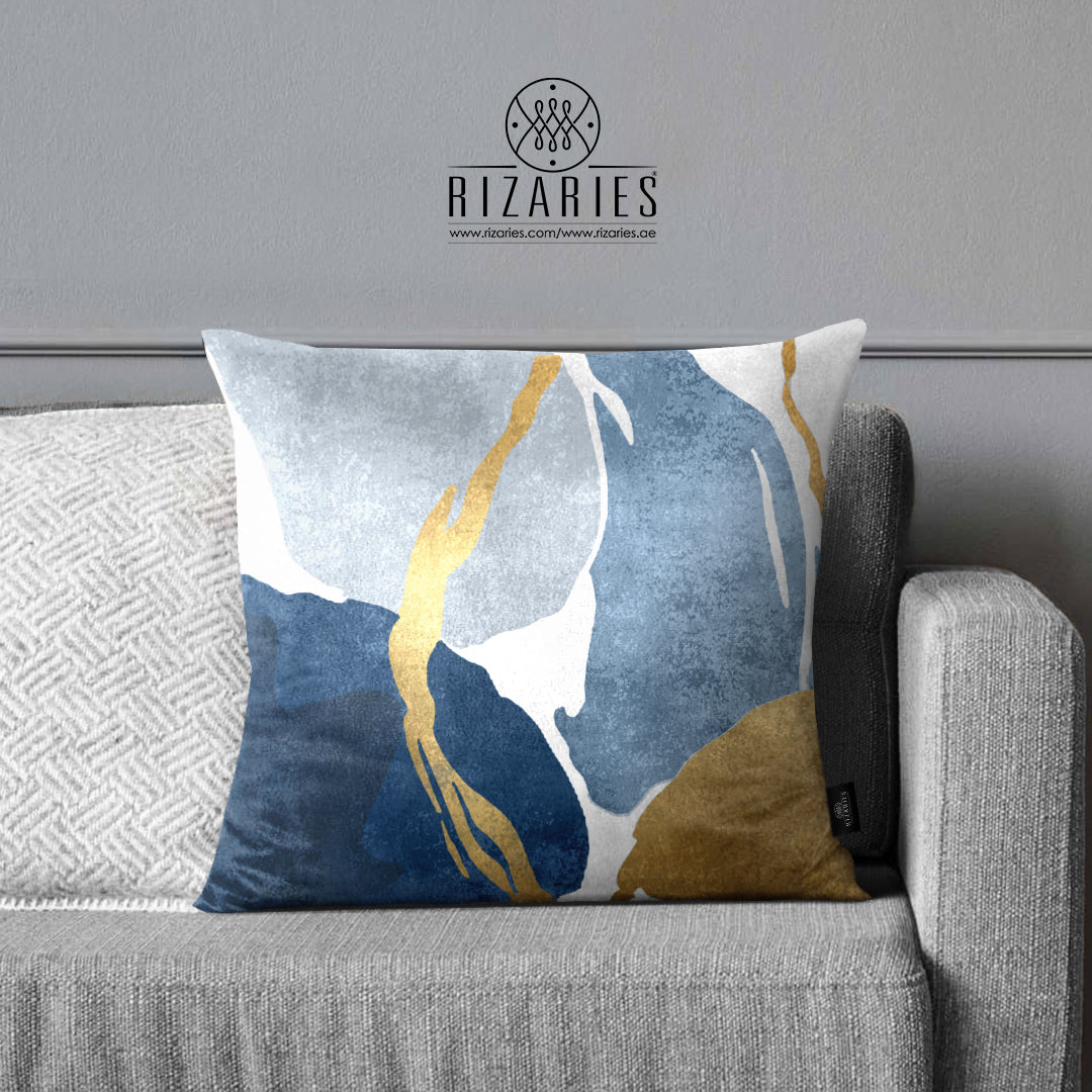 SuperSoft Blue Brush Abstract