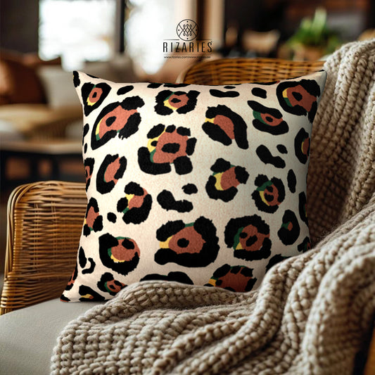 SuperSoft Leopard Pattern Throw Pillow