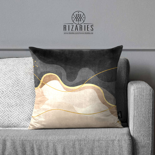 SuperSoft Beige Grey Wavy