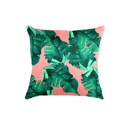 SuperSoft Pink Tropical Banana Leaves