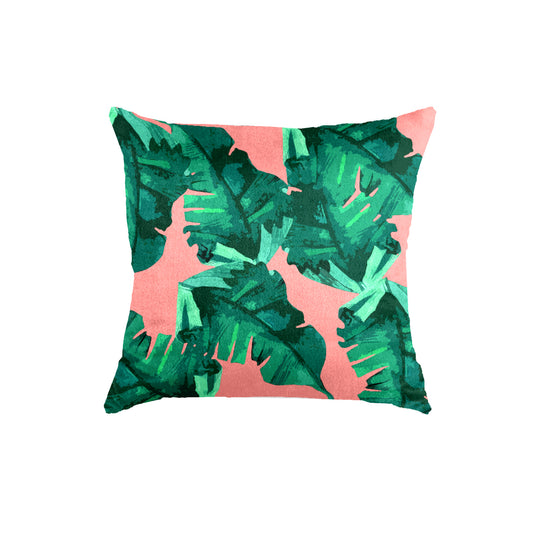SuperSoft Pink Tropical Banana Leaves