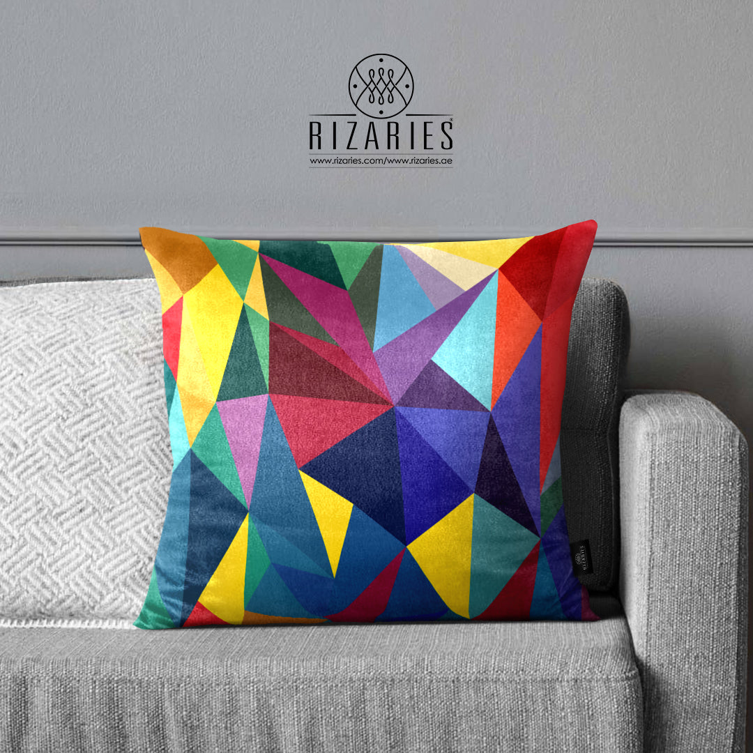 SuperSoft Colorful Triangle Geometric