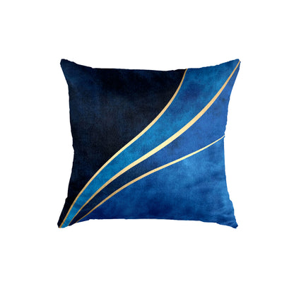 SuperSoft Shades of Blue Waves Throw Pillow