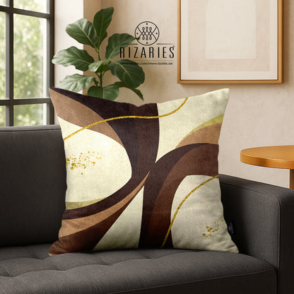 SuperSoft Coffee Cream Geometric