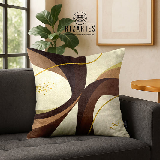 SuperSoft Coffee Cream Geometric