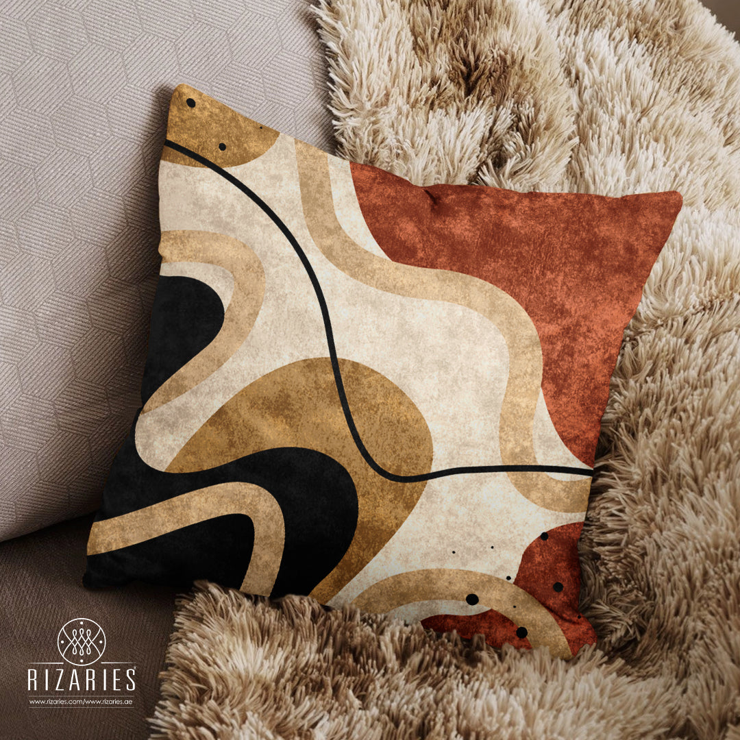 SuperSoft Black Rust Abstract