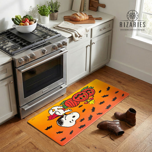 Halloween Pumpkin Kitchen Mat