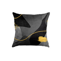 Thumbnail for SuperSoft Shades of Grey Abstract Throw Pillow
