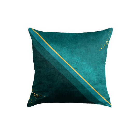 SuperSoft Sea Green Lines Throw Pillow