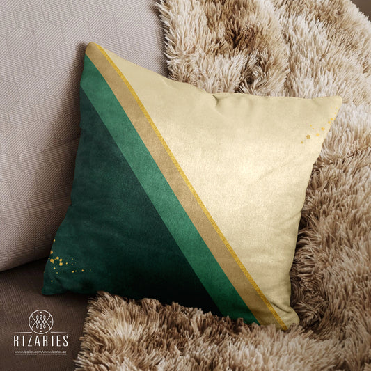 SuperSoft Beige Green Geo