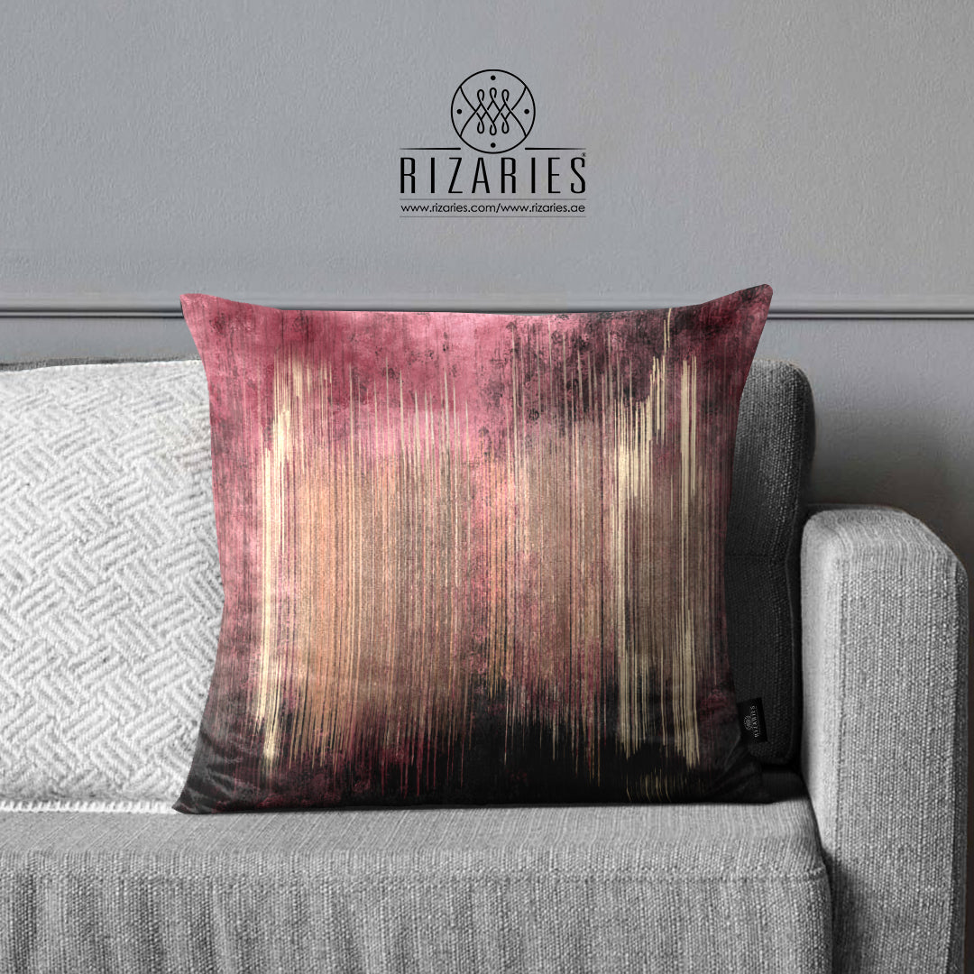 SuperSoft Pink Lines Throw Pillow