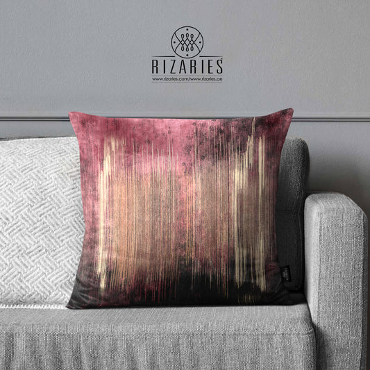 SuperSoft Pink Lines Throw Pillow