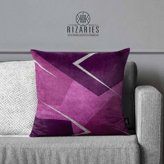SuperSoft Shades of Purple Triangle with Silver