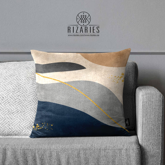 SuperSoft Navy Beige Wavy