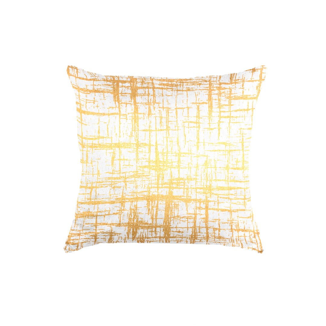 SuperSoft White Lines Throw Pillow