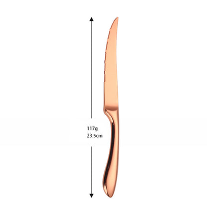 Classic Rose Gold Cutlery Set