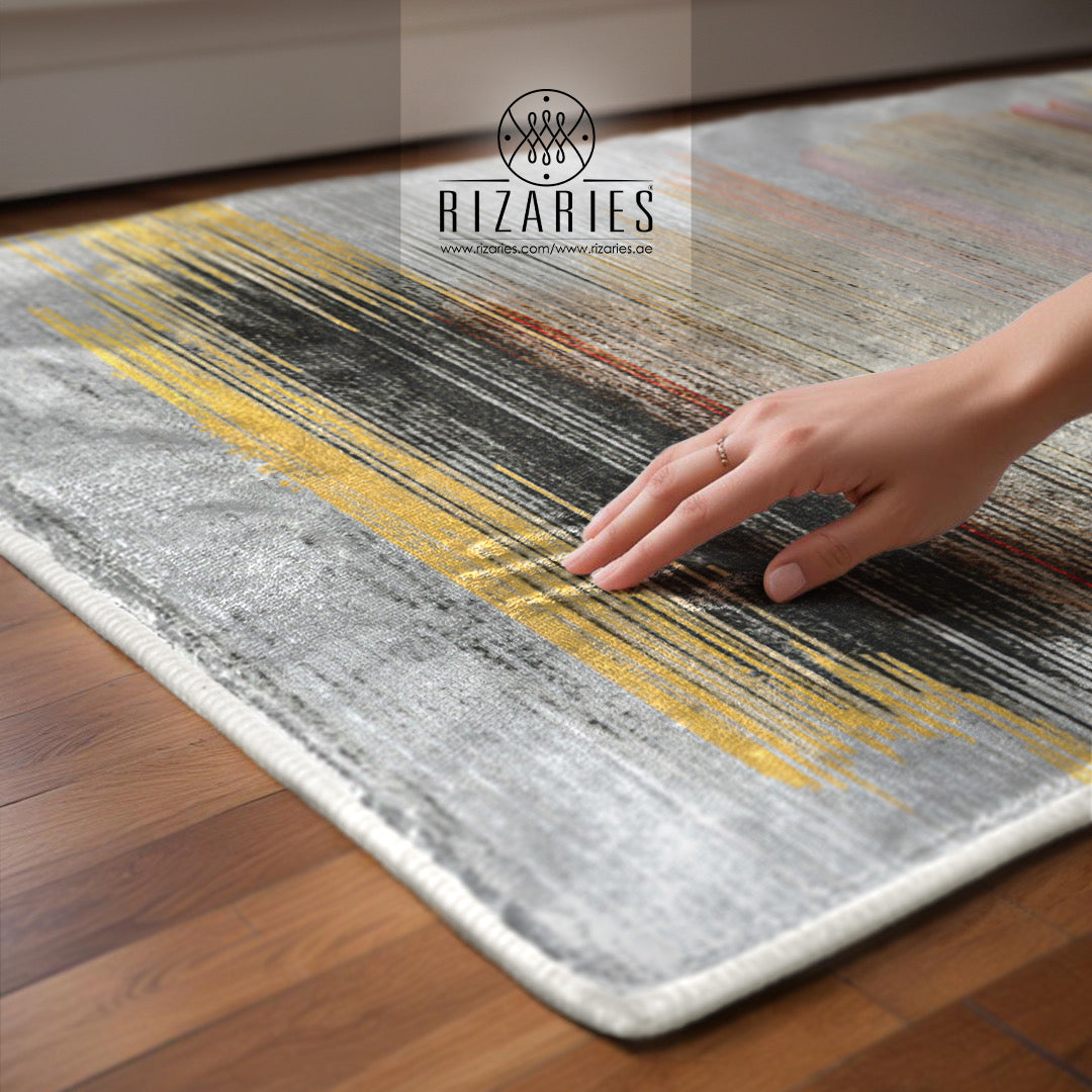 Supersoft Lines Pattern Luxury Centerpiece (Rug)