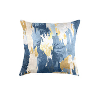 SuperSoft Blue Brush Abstract Pattern