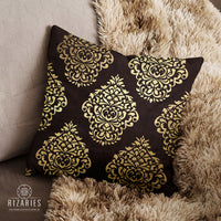 SuperSoft Brown Gold Geometric
