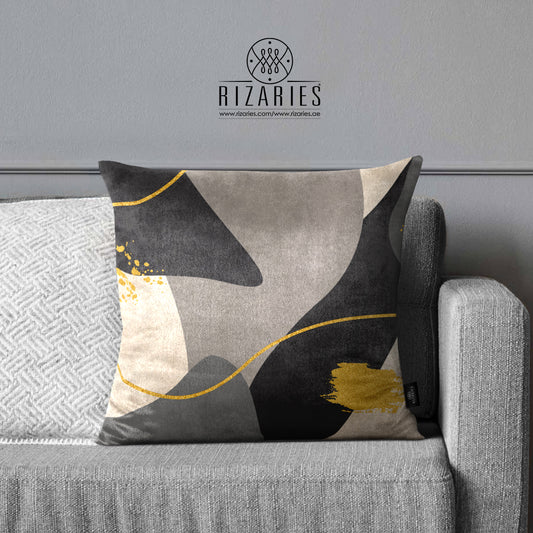 SuperSoft Grey Beige Abstract