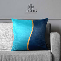 Thumbnail for SuperSoft Shades of Teal throw Pillow