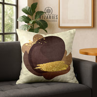 Thumbnail for SuperSoft Coffee Cream with Gold Brushes