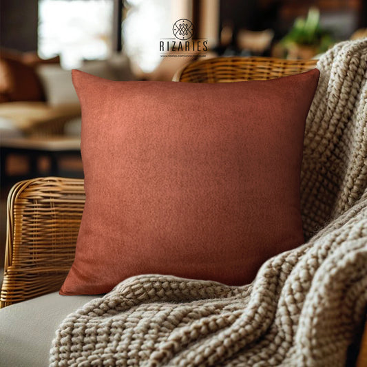 SuperSoft Leopard Plain Throw Pillow