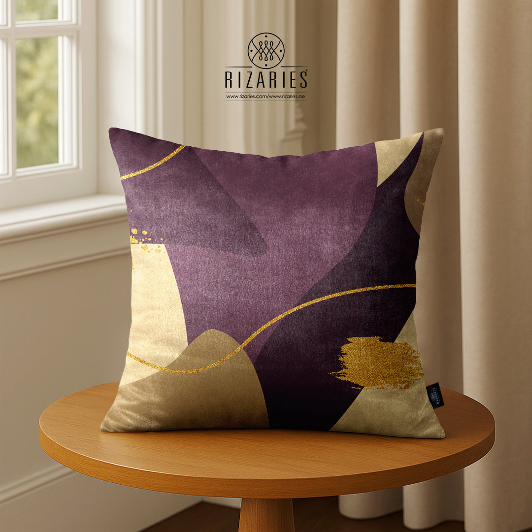 SuperSoft Purple Beige Abstract