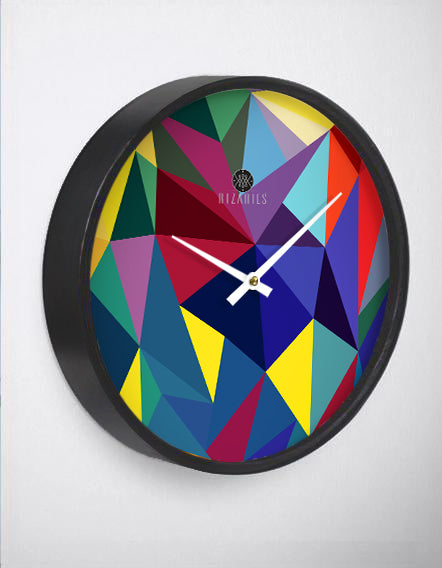 New Colorful Triangle Wall Clock