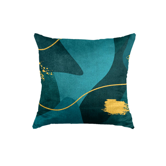 SuperSoft Sea Green with Gold Abstract