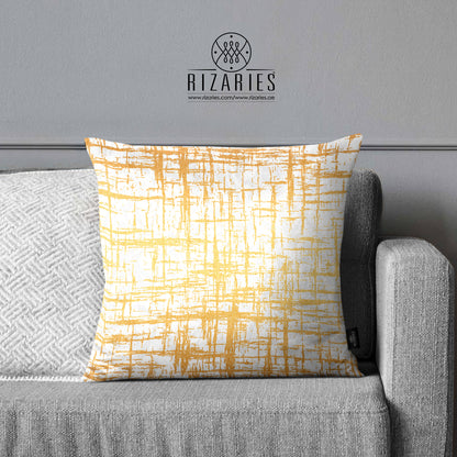 SuperSoft White Lines Throw Pillow