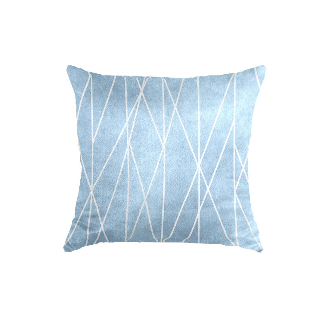 SuperSoft Powder Blue Abstract Lines