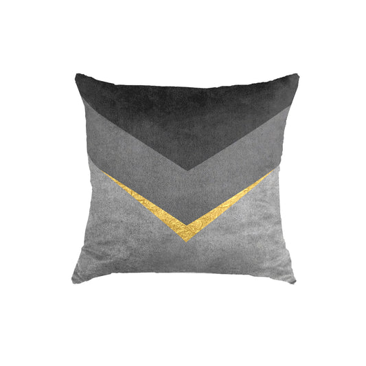 SuperSoft Shades of Grey Lines Throw Pillow