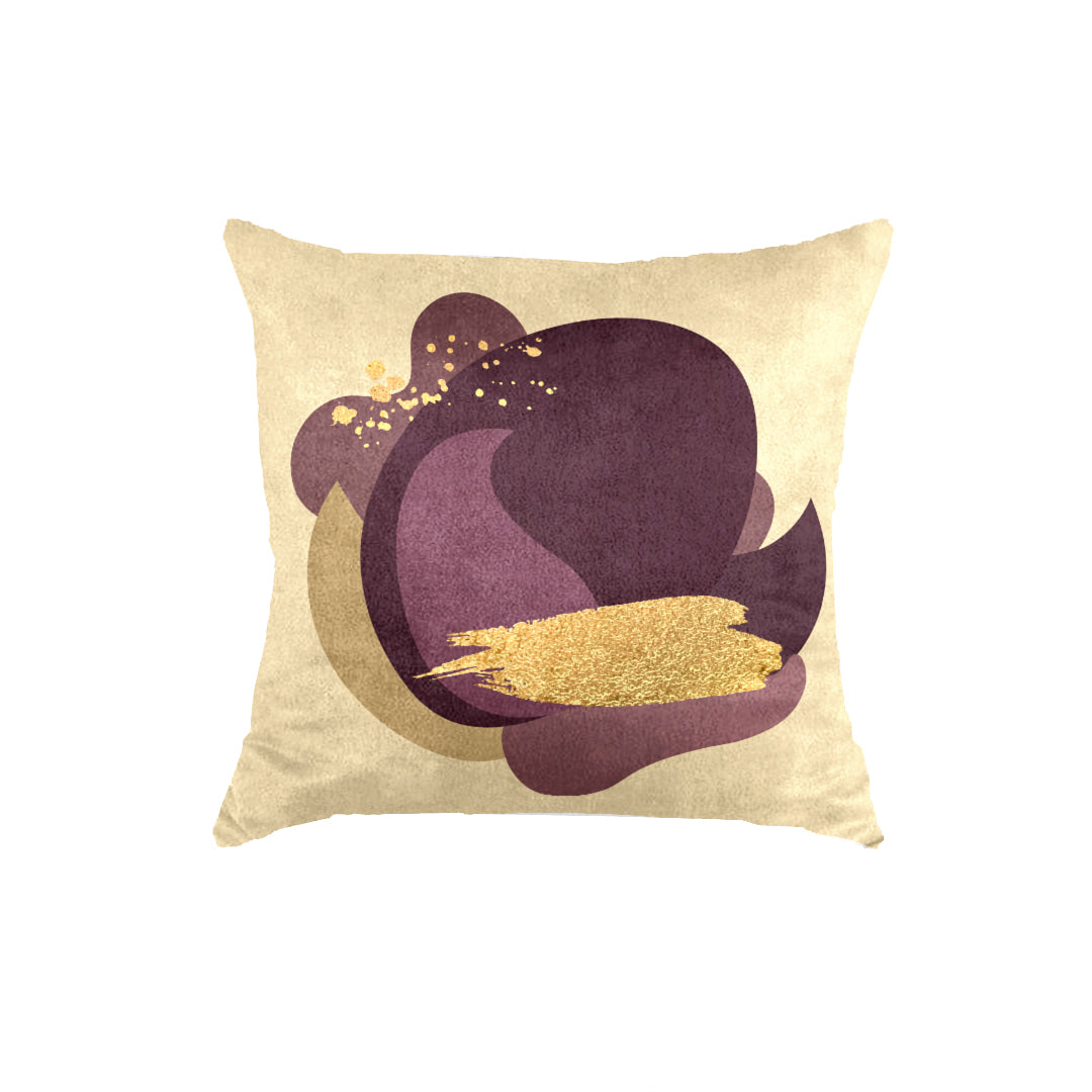 SuperSoft Beige Purple with Gold Brushes