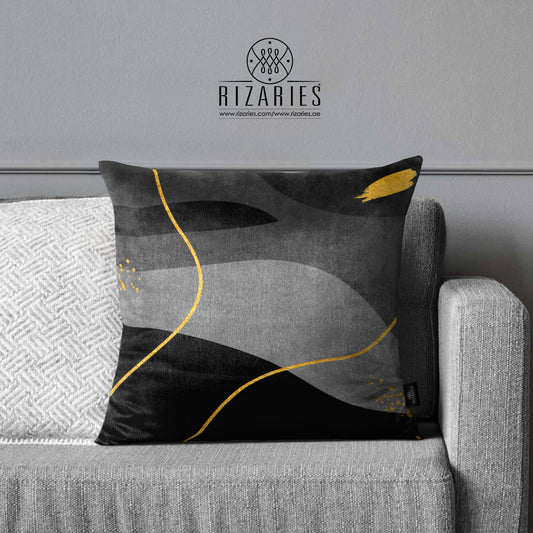 SuperSoft Shades of Grey with Gold Lines