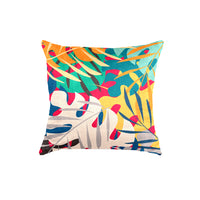 SuperSoft Colorful Leaves Throw Cushion