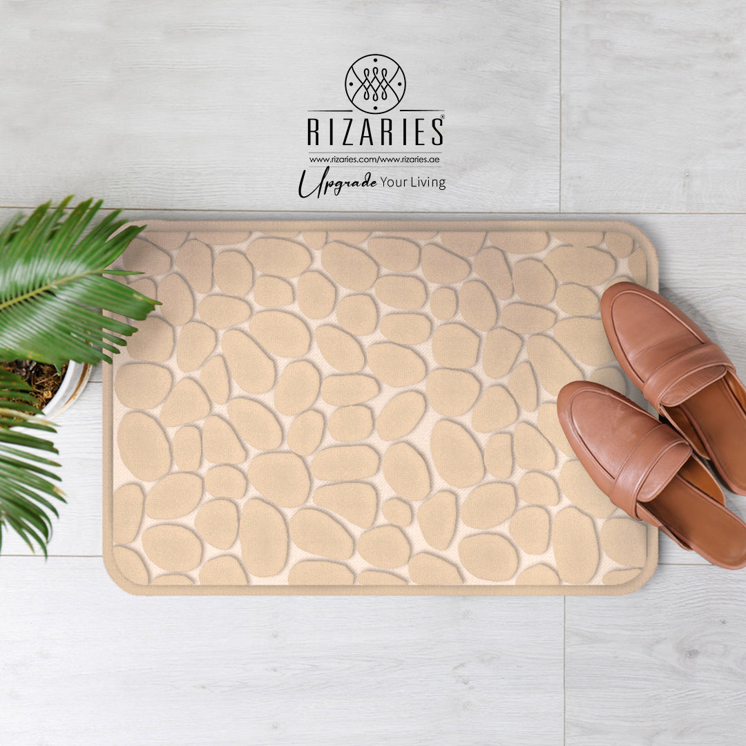 SuperSoft Memory Pebble Door/Bath Mat