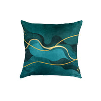 Thumbnail for SuperSoft Sea Green Wavy Throw Pillow