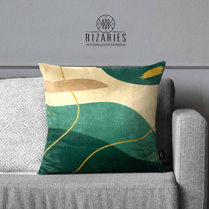 SuperSoft Beige Green with Gold Lines