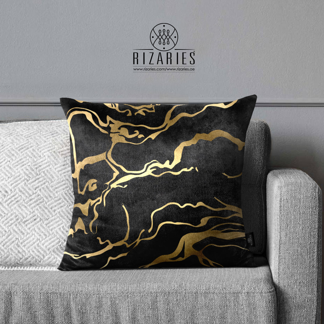 SuperSoft Midnight Gold Abstract